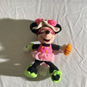 Vintage Disney Parks Mouseketoys Minnie Mouse Plush Birthstone August Peridot